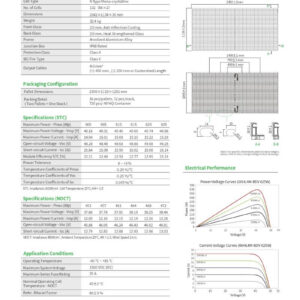 Thông số pin mặt trời N-type 600w
