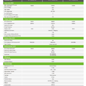 Datasheet Growatt Hybrid SPE-12000-ES
