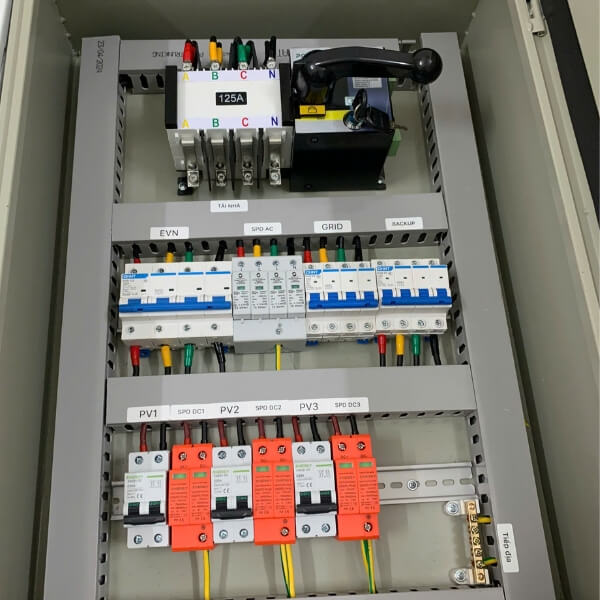Tủ Điện Hybrid 3 Pha 10kW - 12kW - 16kW