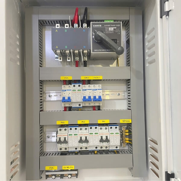 Tủ điện Hybrid 10kw - 12kW - 14kW 1 Pha