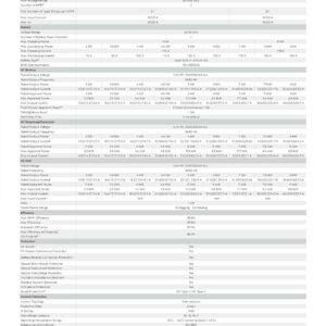 Datasheet Sofar Hybrid 8kW