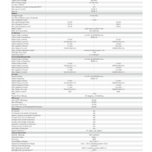 Datasheet Sofar Hybrid 12kW 1 pha HYD-12K-LS1