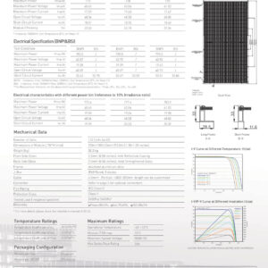 Datasheet pin mặt trời GCL 715W